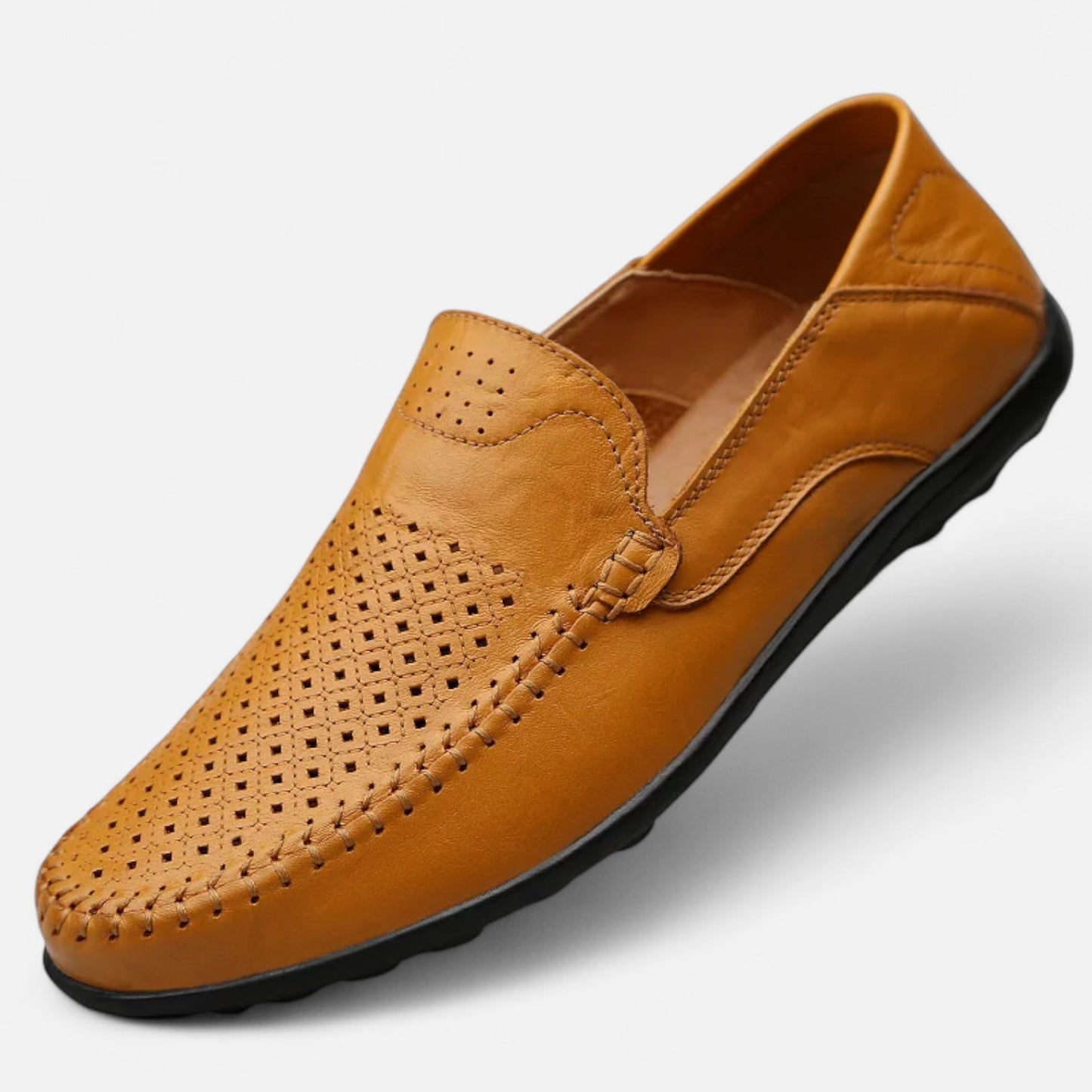 Celvarin | Men’s Premium Genuine Leather Slip-On Loafers – Italian Design