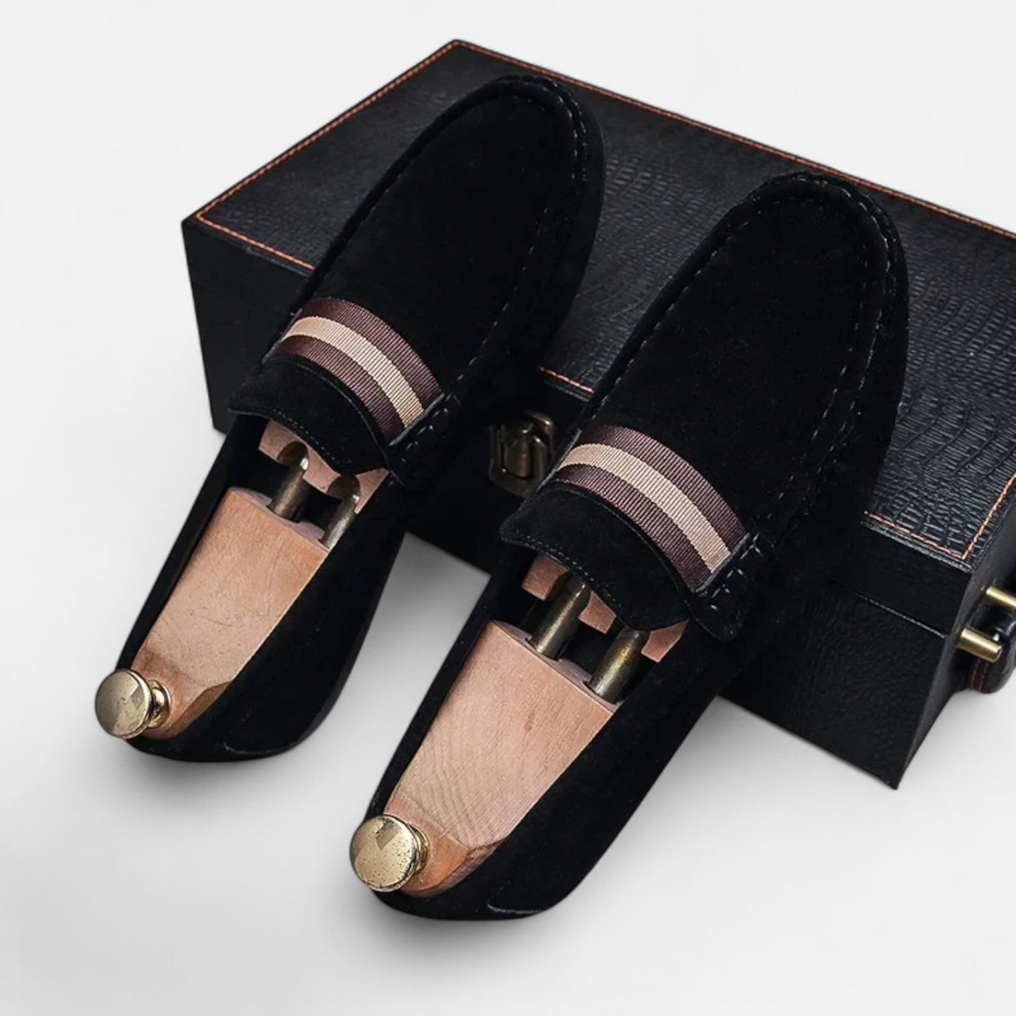 Celvarin | Men’s Premium Genuine Leather Slip-On Loafers – Soft Sole