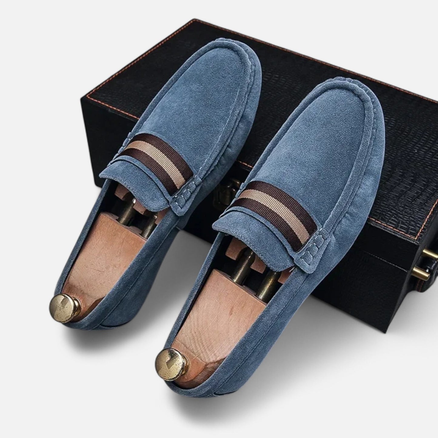 Celvarin | Men’s Premium Genuine Leather Slip-On Loafers – Soft Sole