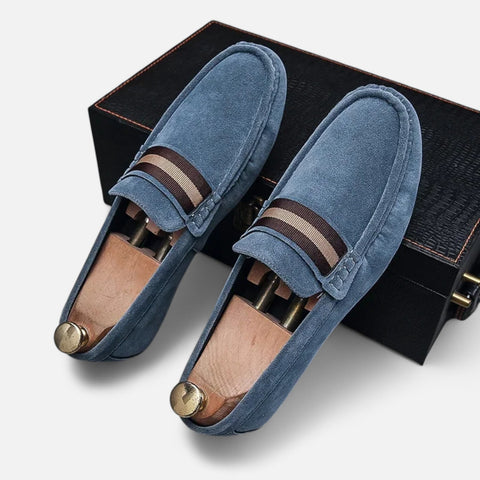 Celvarin | Men’s Premium Genuine Leather Slip-On Loafers – Soft Sole