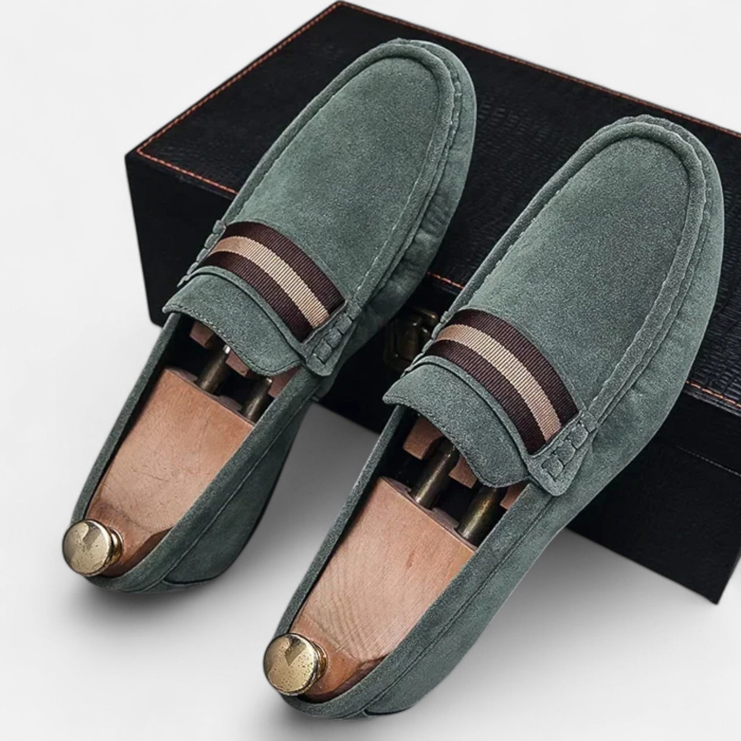 Celvarin | Men’s Premium Genuine Leather Slip-On Loafers – Soft Sole