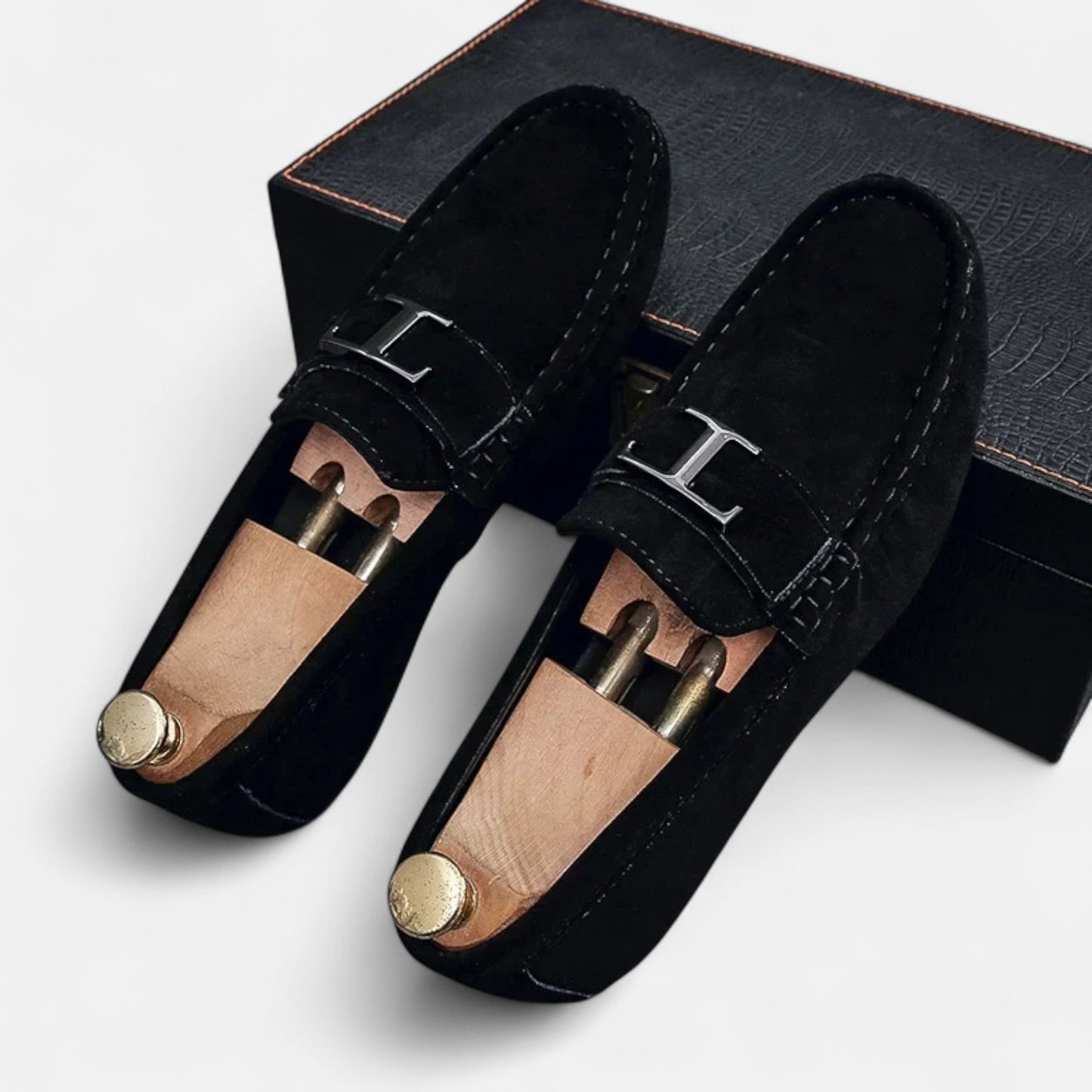 Celvarin | Men’s Premium Genuine Leather Slip-On Loafers – Soft Sole