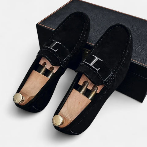 Celvarin | Men’s Premium Genuine Leather Slip-On Loafers – Soft Sole
