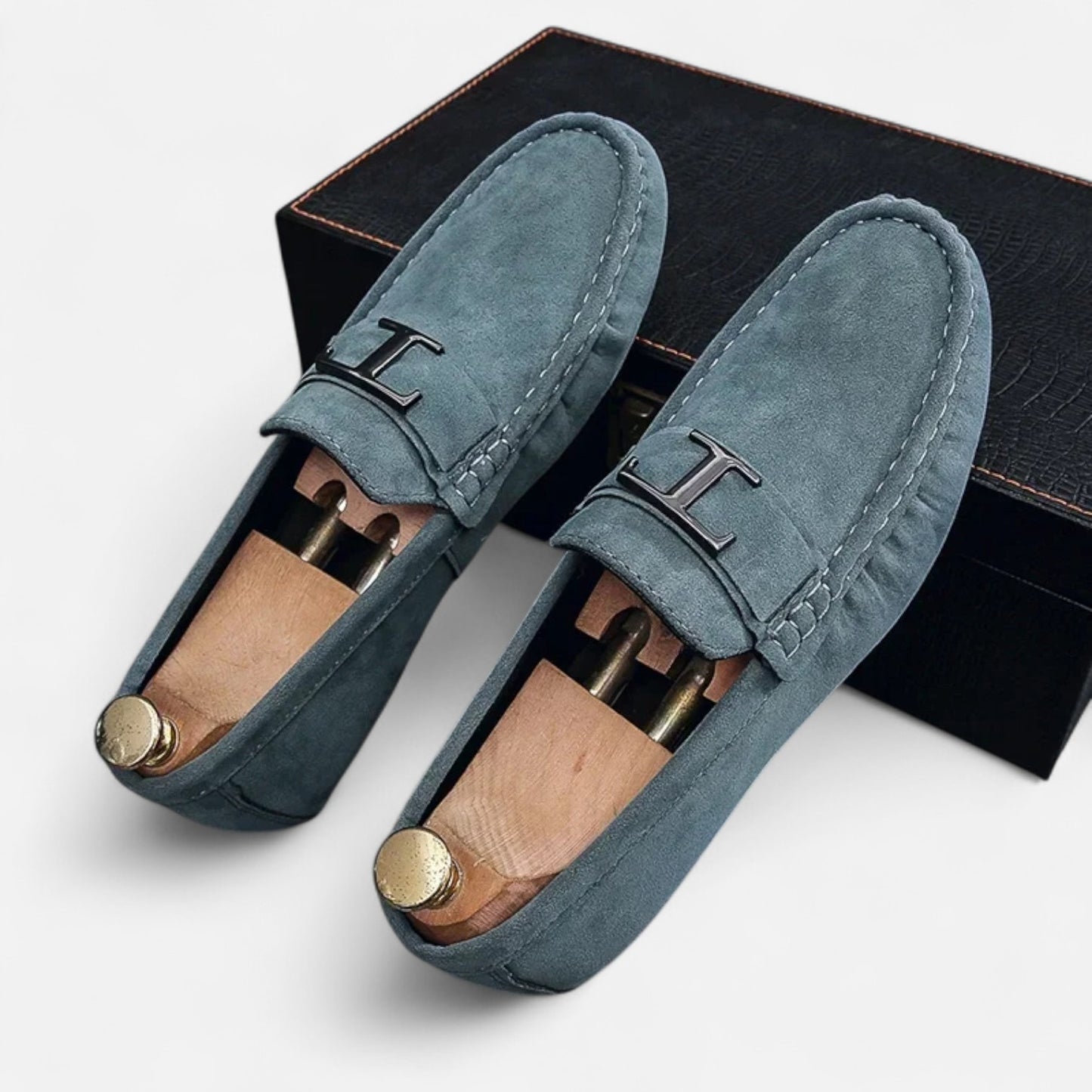 Celvarin | Men’s Premium Genuine Leather Slip-On Loafers – Soft Sole