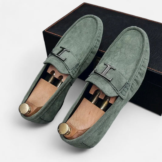 Celvarin | Men’s Premium Genuine Leather Slip-On Loafers – Soft Sole