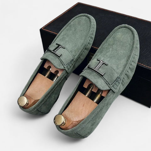 Celvarin | Men’s Premium Genuine Leather Slip-On Loafers – Soft Sole