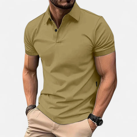 Celvarin | Men’s Premium Short-Sleeve Cotton Polo Shirt