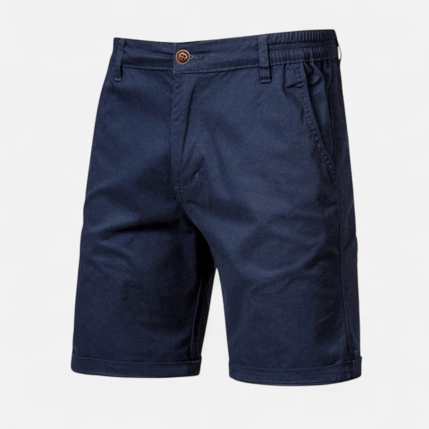 Celvarin | Men’s Premium Cotton Shorts with Elastic Waist