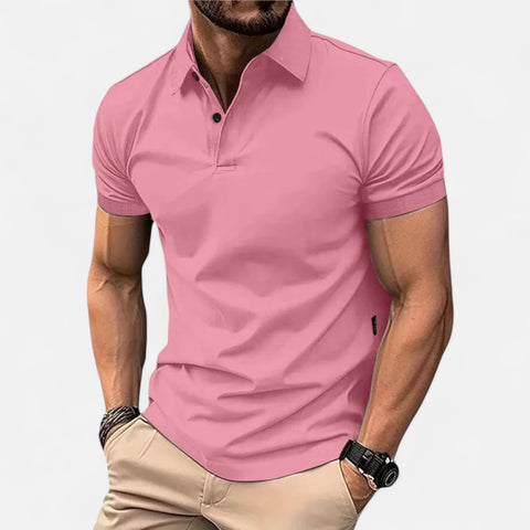 Celvarin | Men’s Premium Short-Sleeve Cotton Polo Shirt