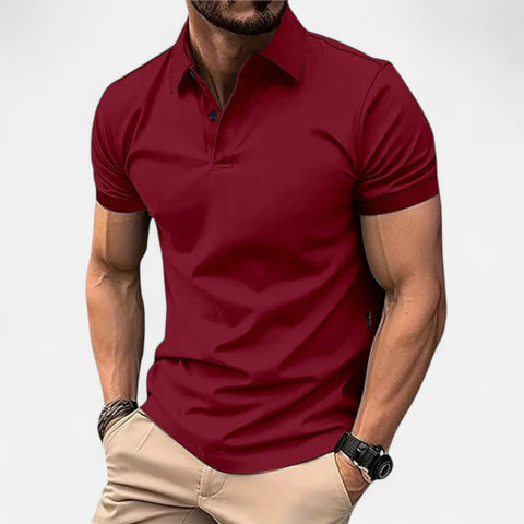Celvarin | Men’s Premium Short-Sleeve Cotton Polo Shirt