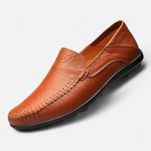 Celvarin | Men’s Premium Genuine Leather Slip-On Loafers – Italian Design