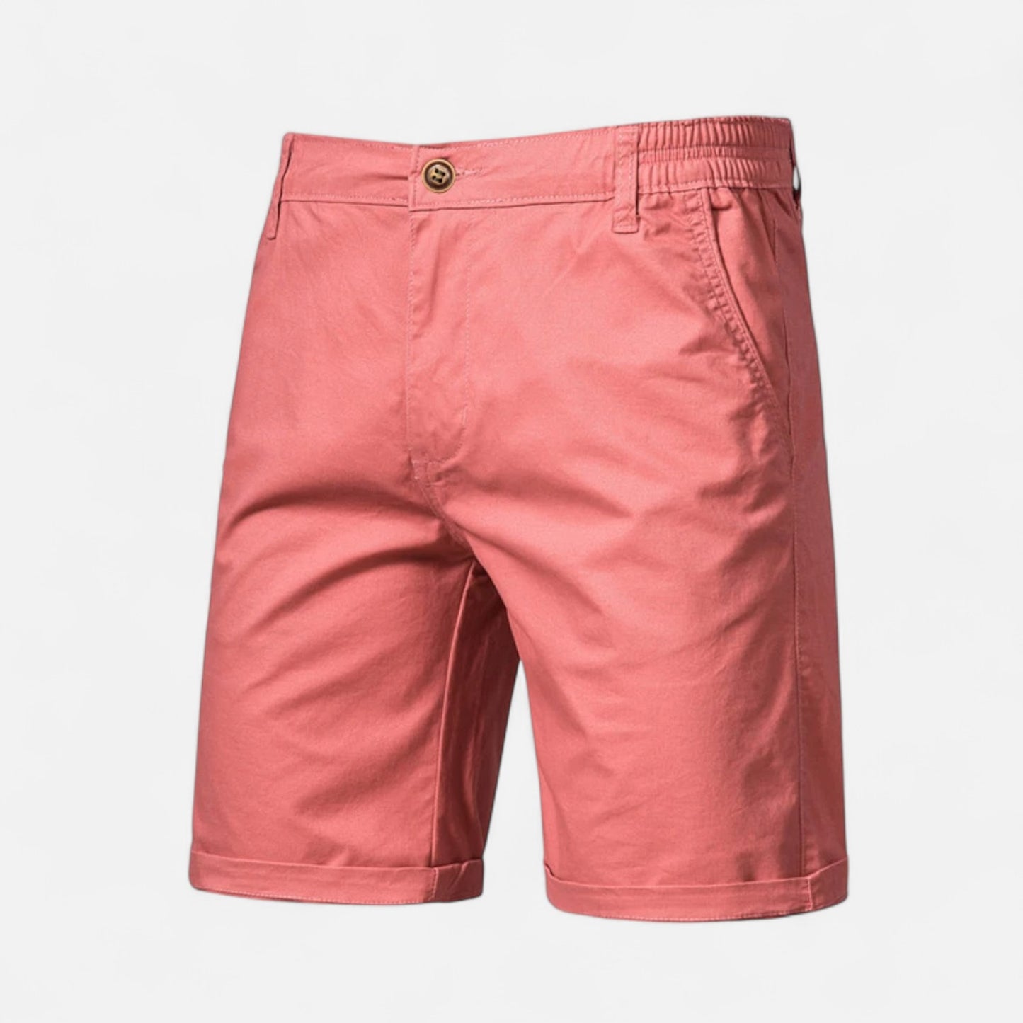Celvarin | Men’s Premium Cotton Shorts with Elastic Waist